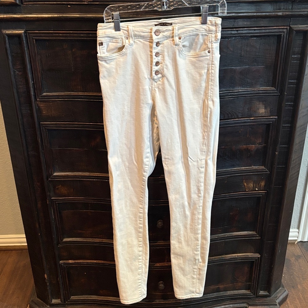 Dear John High Rise Cream Jeans